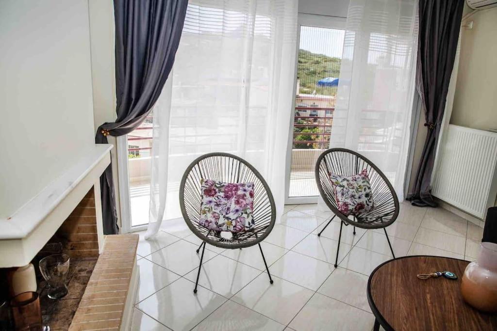 Lavrio Seaview 2Bdr Apt 4 Min Dive From The Sea Extérieur photo